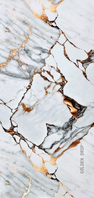 PVC Mermer Panel Golden Drop PVC Mermer Panel